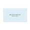 Minimalist Professional Light Blue Business Card