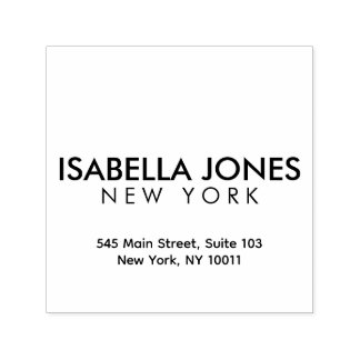 Minimalist Professional Logo Branding Self-inking Stamp