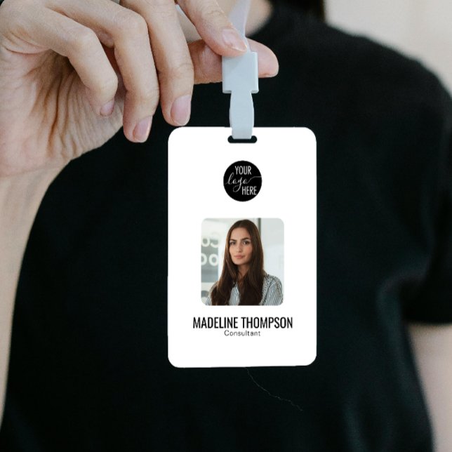 Minimalist Professional Logo Company ID Badge (Creator Uploaded)