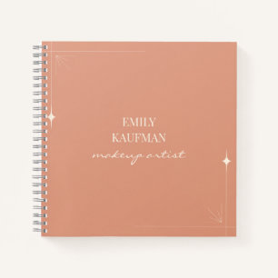Minimalist Professional Makeup Artist Business Notebook