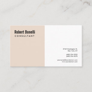 Minimalist Professional Modern Custom Business Car Business Card