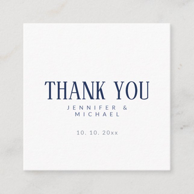 Minimalist Professional Modern Elegant Enclosure Card (Front)