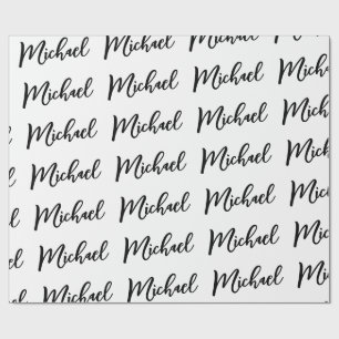 Minimalist Professional Modern Elegant Wrapping Paper