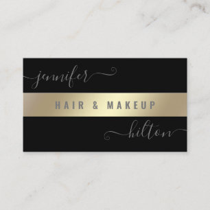 Minimalist professional modern gold foil business business card