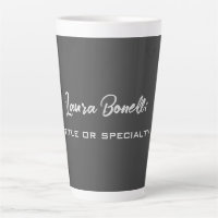 Minimalist Professional Modern Handwrite Dark Grey