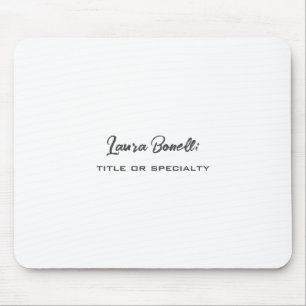 Minimalist Professional Modern Mouse Pad