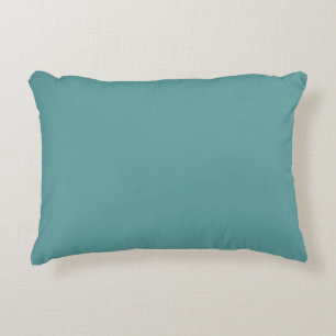Minimalist Professional Modern Plain Cadet Blue Decorative Cushion