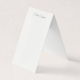Minimalist Professional Modern Plain Name Card