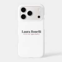 Minimalist Professional Modern Plain Name Title