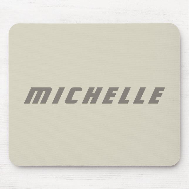 Minimalist Professional Modern Science Fiction Mouse Pad (Front)