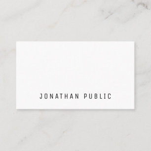 Minimalist Professional Modern Template Elegant Business Card