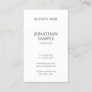 Minimalist Professional Modern Vertical Template Business Card