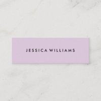 Minimalist Professional Pastel Purple