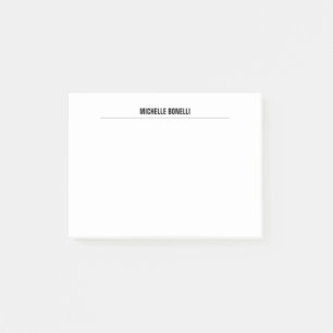 Minimalist Professional Plain Modern Post-it Notes