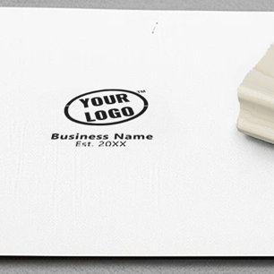 Minimalist Professional Promotional Custom Logo Rubber Stamp