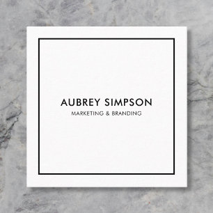 Minimalist Professional Simple Business Card