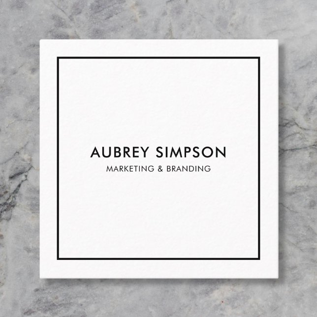 Minimalist Professional Simple Business Card (Creator Uploaded)