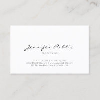 Minimalist Professional Simple Elegant Modern