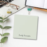 Minimalist Professional Simple Post-it Notes<br><div class="desc">These notes can be used for anything from thank you's to to-do lists, they can be used in the office or at home to remind someone to pick up some milk. These simple, minimalist basic notes can be personalised to include a name or any text of your choice. If you...</div>