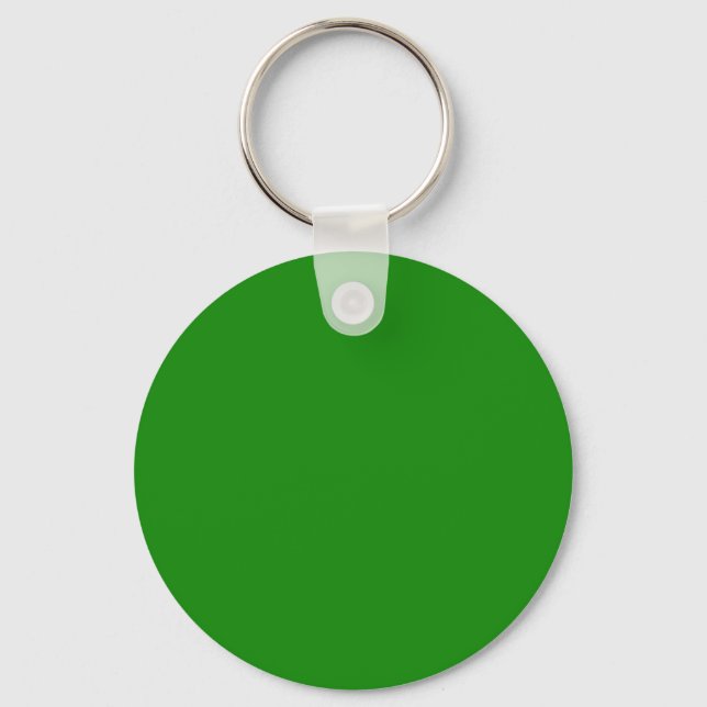Minimalist Professional Solid India Green Colour Key Ring (Front)