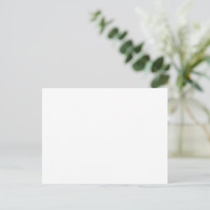 Minimalist Professional Stationery Canvas Postcard