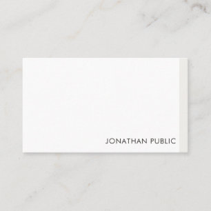 Minimalist Professional Template Modern Elegant Business Card