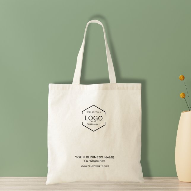 Minimalist Promotional Marketing Business Logo  Tote Bag (Creator Uploaded)