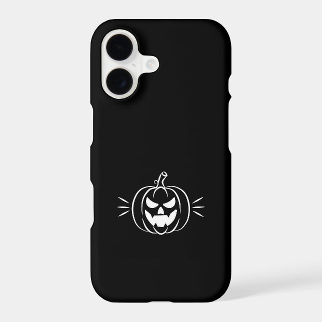Minimalist Pumpkin Phone Case (Back)