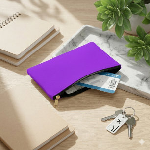 Minimalist Purple Cut Sew Pouch for Small Items