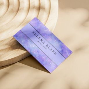Minimalist Purple   Sleek & Professional Aesthetic Business Card