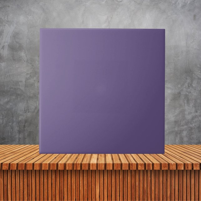 Minimalist Purple  Violet solid colour  Ceramic Tile (Creator Uploaded)