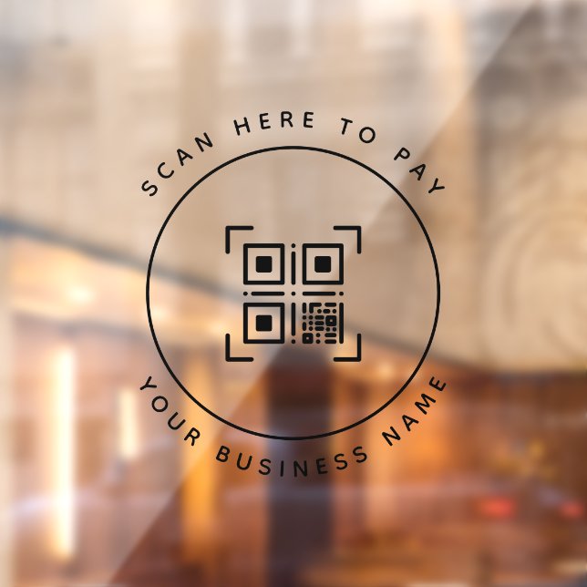 Minimalist QR Code Scan to Pay Business  (Sheet 2)