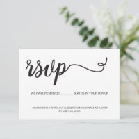 Minimalist QR code wedding website Seats reserved