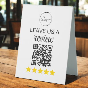 Minimalist QR Leave Us a Review Business