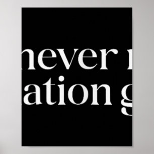 Minimalist Quote Democrat President Liberal Anti Poster