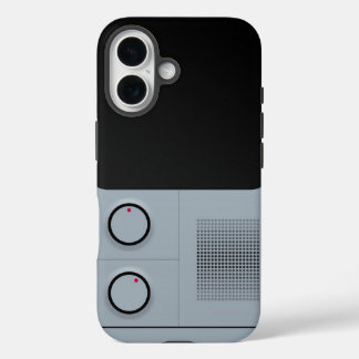 Minimalist Radio Dial iPhone 16 Case
