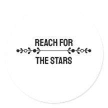 Minimalist "Reach For The Stars" 