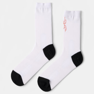 Minimalist Red Spider Web Socks | Unique