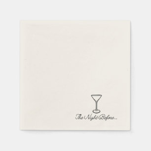 Minimalist Rehearsal dinner Napkin