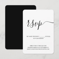 Minimalist Reserved Seat Wedding Website Vertical