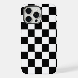 Minimalist Retro Chequered – Monochrome Streetwear iPhone 15 Pro Max Case