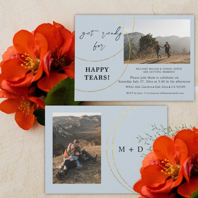 Minimalist Rings Engagement Party Invitation (Creator Uploaded)