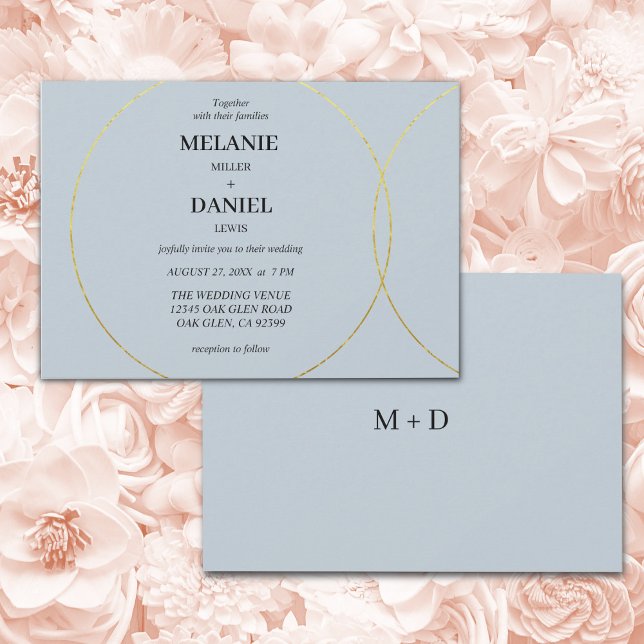 Minimalist Rings Wedding Invitation (Creator Uploaded)