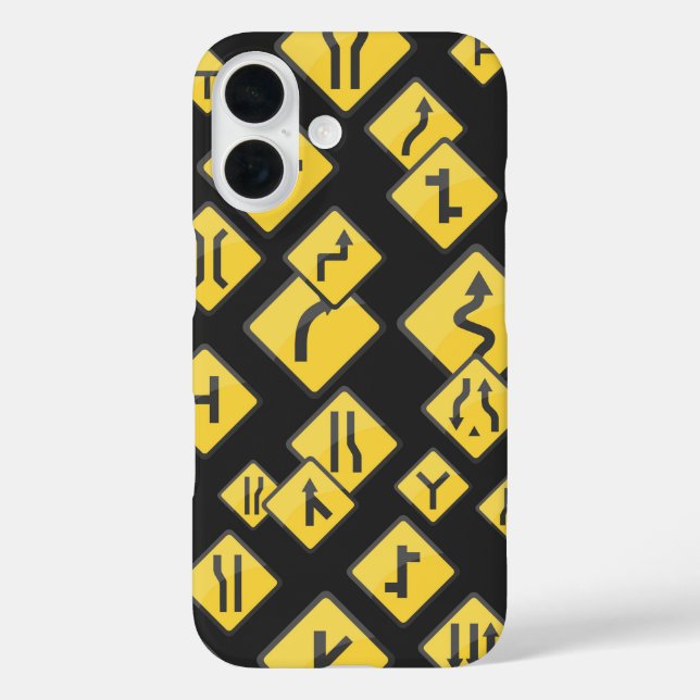 Minimalist Road Sign Case-Mate iPhone Case (Back)