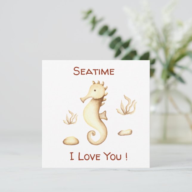 Minimalist Romantic Seatime Summer  (Standing Front)
