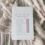 Minimalist Rose Gold He Said She Said Game Flyer<br><div class="desc">This minimalist rose gold "he said she said" game is perfect for a simple wedding shower. The modern romantic design features classic rose gold and white typography paired with a rustic yet elegant calligraphy with vintage hand lettered style. Customisable in any colour. Keep the design simple and elegant, as is,...</div>