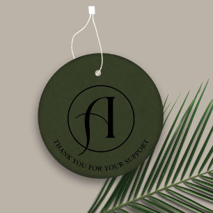 Minimalist Round Logo Business Hang Tag