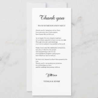 Minimalist RSVP Card – Elegant Wedding Invitation