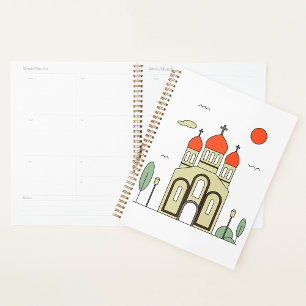 Minimalist Russian Orthodox Church  Planner