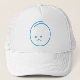 Minimalist Sadness Icon Trucker Hat